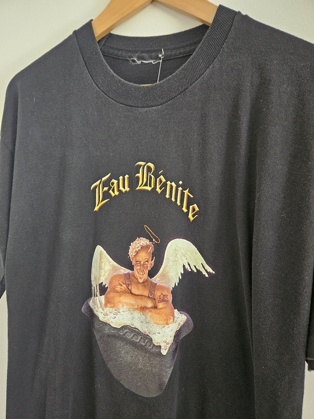 Vintage Eau Benite Shirt Extra Large Microbrewery Beer 90s - Picture 2 of 5